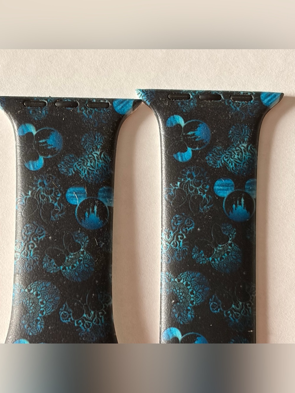 Disney Parks Apple Watch Band Mickey Ears & Castle EUC 42/44/45mm sized